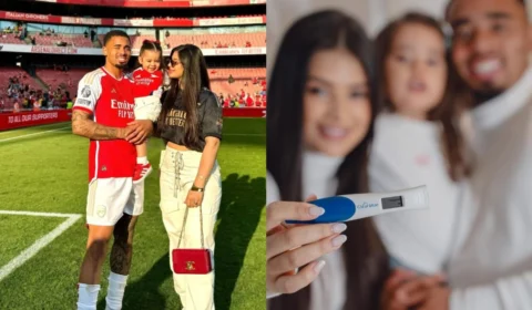 Bebê a bordo! Gabriel Jesus e esposa anunciam gravidez do segundo filho: ‘Bênção’