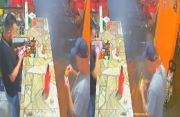 VÍDEO: coxinha ‘explode’ e cliente sofre queimaduras no rosto