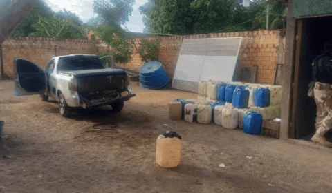 Mais de 2 mil litros de combustível irregular são apreendidos em operação contra garimpo ilegal em Boa Vista