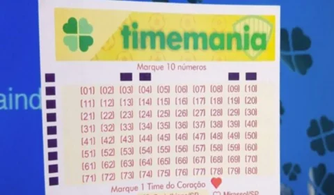 Timemania de hoje, quinta-feira (12/12), concurso 2179; prêmio chega a R$ 14,7 milhões