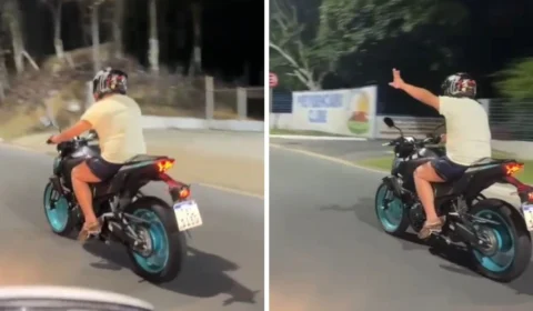 Motociclista em alta velocidade morre ao colidir com árvore em Manaus