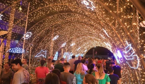 ‘Natal de Luz’ é inaugurado nesta terça (10) em Porto Velho, Rondônia; confira local