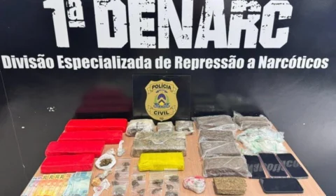 Operação Protetor resulta na prisão de traficante e apreensão de mais de 10 kg de maconha em Palmas