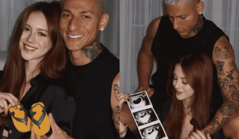 Richarlison vai ser pai: jogador do Tottenham anuncia gravidez da namorada