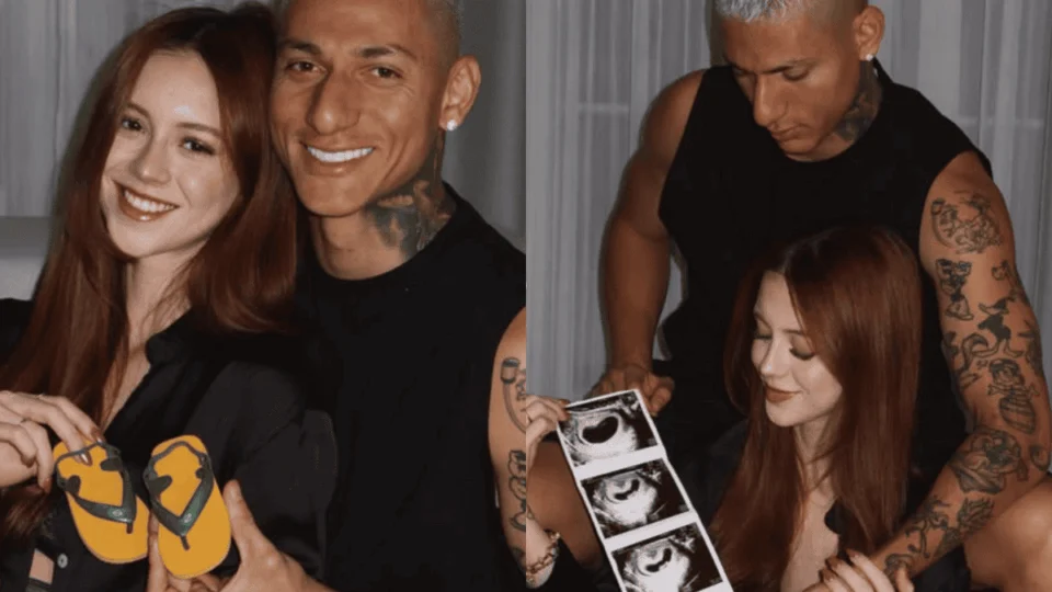 Richarlison vai ser pai: jogador do Tottenham anuncia gravidez da namorada