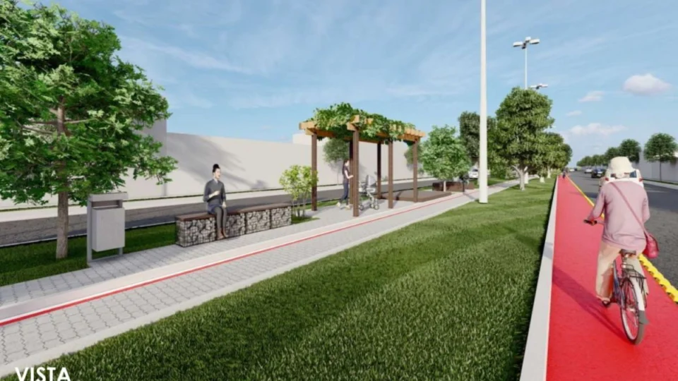 Vilhena inicia construção de nova pista de caminhada e ciclovia; confira