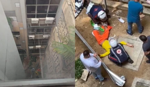 Detento quebra a perna ao tentar fugir de audiência em Manaus