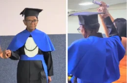 Idoso de 82 anos, que não sabia ler, conclui Ensino Médio e é aplaudido de pé na formatura; assista