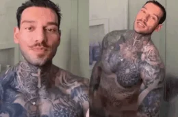 Vídeo de Lucas Lucco tomando banho viraliza na web; cantor mostrou demais!