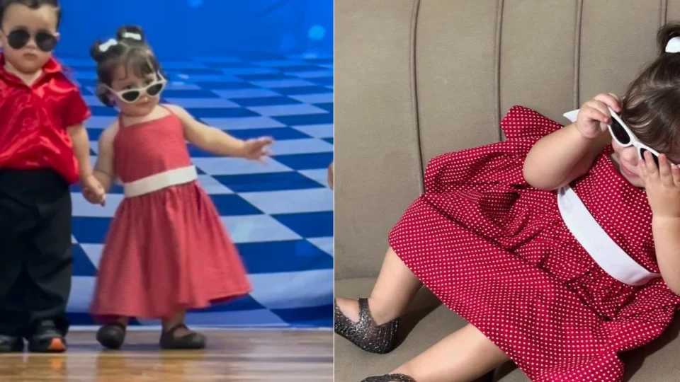 VÍDEO: menina rouba a cena e viraliza em apresentação de fim de ano da escola