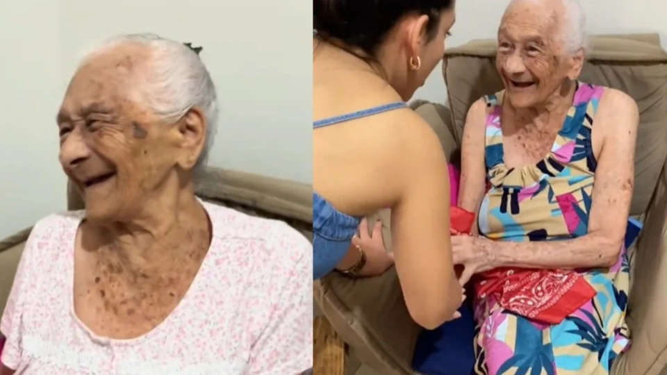 VÍDEO: idosa viraliza ao descobrir a própria idade e se surpreender com número