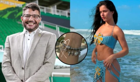 Luxo! Nova namorada de Gladson Cameli ostenta pulseira com as iniciais do governador; confira