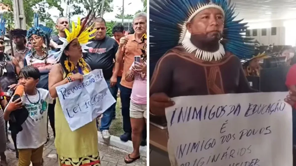 Indígenas ocupam sede da Seduc no Pará em manifestação contra mudanças no ensino