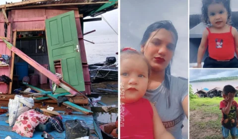TRAGÉDIA: mãe e filhos desaparecem após flutuante ser destruído por balsa no AM