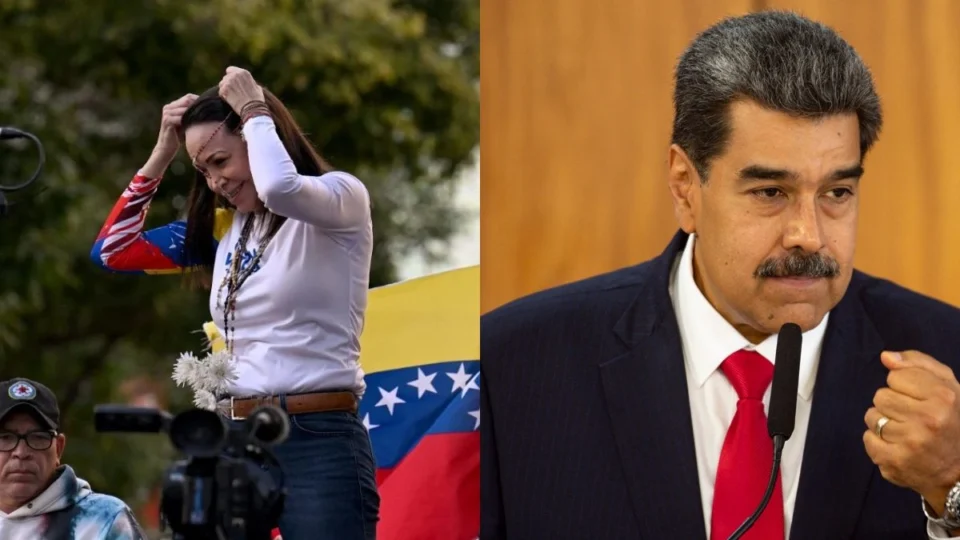 María Corina é ‘sequestrada’ após uma manifestação contra a posse de Maduro na Venezuela