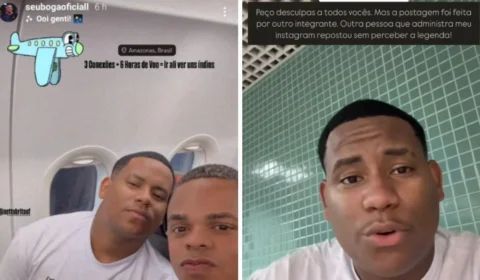 Cantor Netto Brito causa polêmica ao postar foto a caminho do Amazonas: ‘Ir ali ver uns índios’