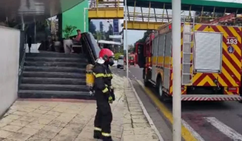 Princípio de incêndio atinge loja de shopping em Manaus; veja vídeo