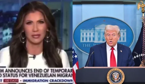 Secretária de Trump chama venezuelanos de ‘sacos de lixo’ ao revogar proteção