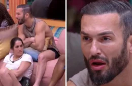 Clima pesa! Eva e Renata expõe conversa privada de Diego e Dani durante o ‘almoço do Big Fone’