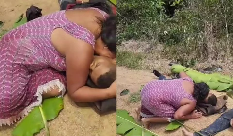 DESESPERO: grávida tenta ressuscitar marido que foi assassinado no Amazonas