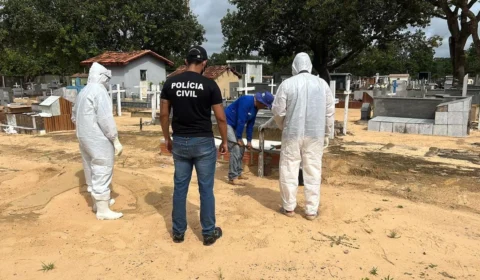 Polícia Civil desenterra corpo em Divinópolis para investigar homicído