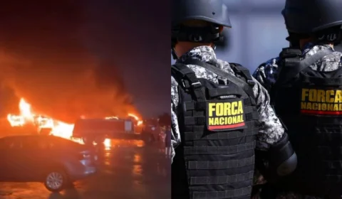 Facção em Rondônia ataca mais de 10 veículos, após chegada da Força Nacional