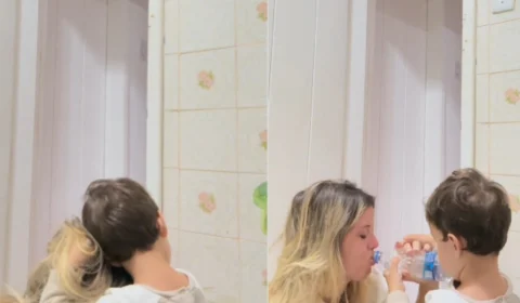 VÍDEO: filho consola mãe grávida em momento difícil e emociona a internet