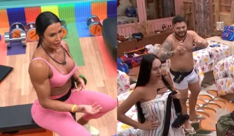 BBB 25: Gracyanne chama casal de Manaus de ‘invasivos’ após tentarem apalpar seu bumbum
