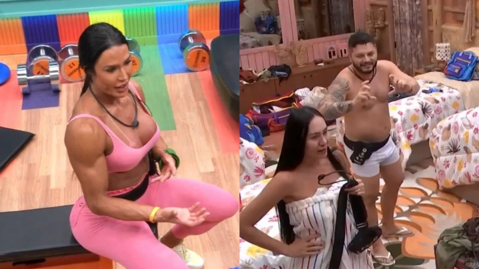 BBB 25: Gracyanne chama casal de Manaus de ‘invasivos’ após tentarem apalpar seu bumbum