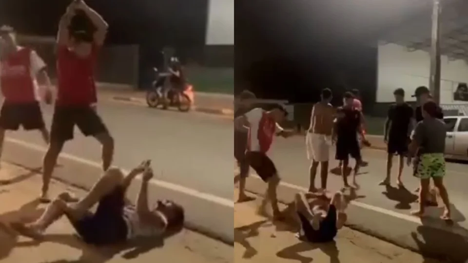 VÍDEO: Homem é linchado brutalmente após furtar celulares em Boa Vista