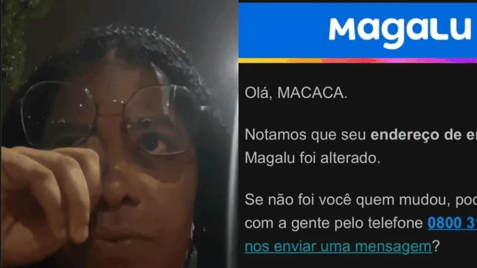 Mulher denuncia Magazine Luiza após receber e-mail: ‘Olá, MACACA’