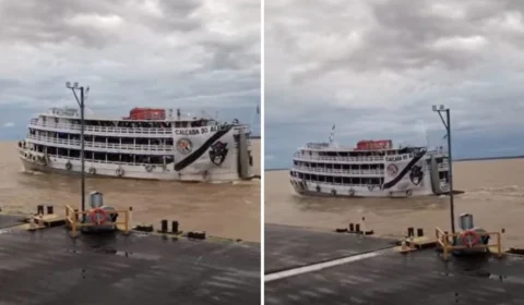 VÍDEO: Parintins é Vasco? Torcedores viajam 369 km para jogo em Manaus