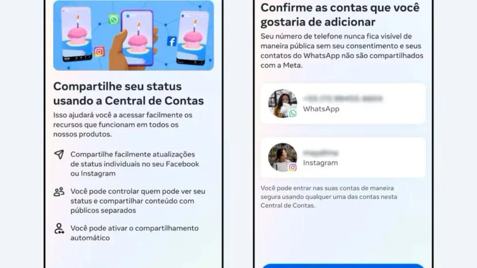WhatsApp será integrado à Central de Contas da Meta: veja como funciona