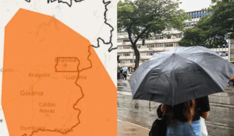 Alerta laranja no DF: Inmet avisa sobre chuvas intensas em Brasília hoje (30)