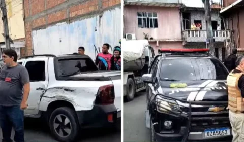 EXCLUSIVO: bandidos trocam tiros com a polícia, destroem carros e fazem vítimas durante fuga em Manaus