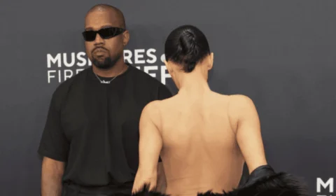 Fotos de Bianca Censori no Grammy 2025 seminua circulam na Web