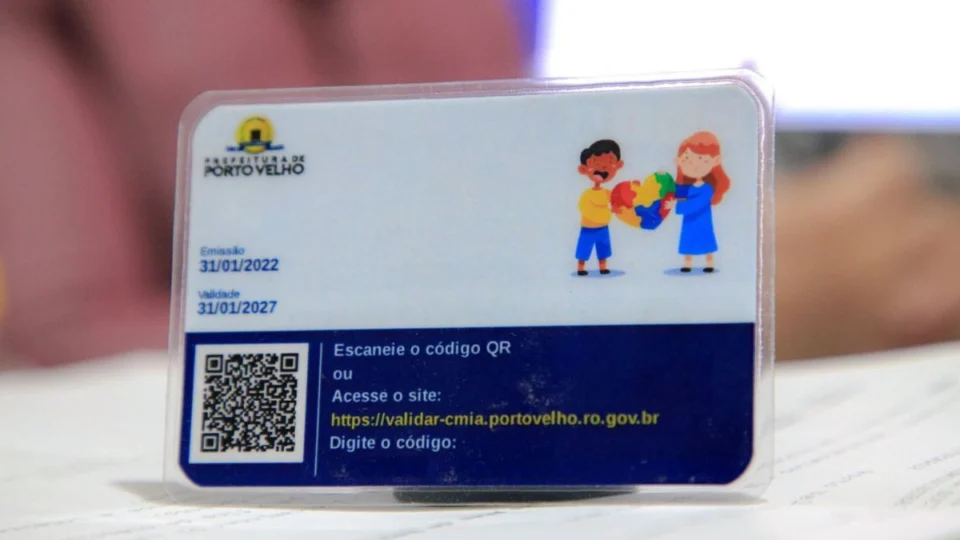 Porto Velho emite mais de 2.600 ‘Carteiras de Identificação do Autista’; saiba como solicitar