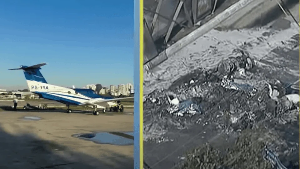 VÍDEO: veja momento de queda de avião em São Paulo hoje (7/2)