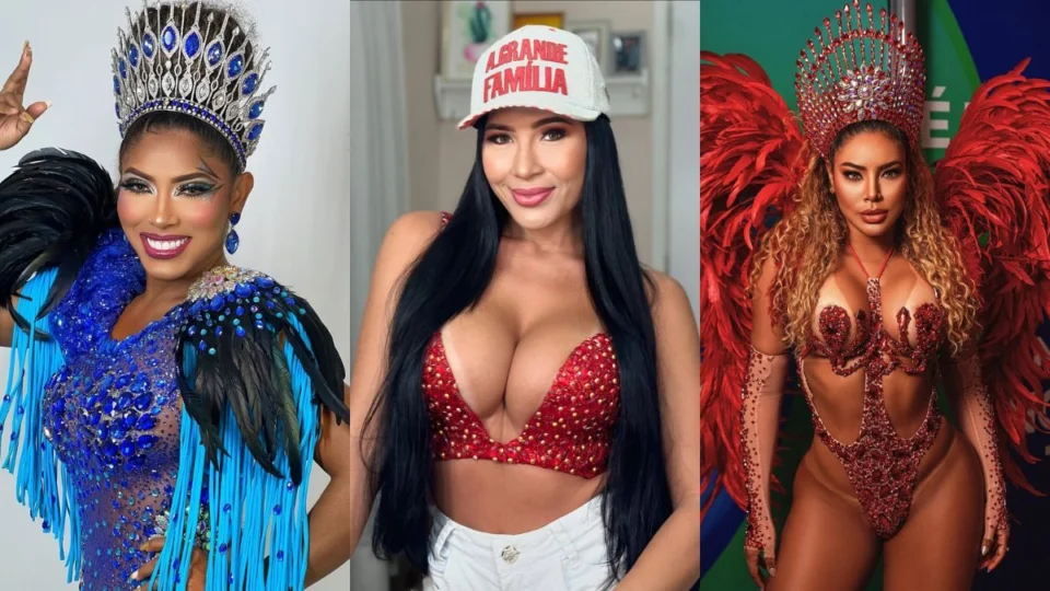 Carnaval em Manaus: Veja as ‘Rainhas de Bateria’ dos Grupos Especiais em 2025