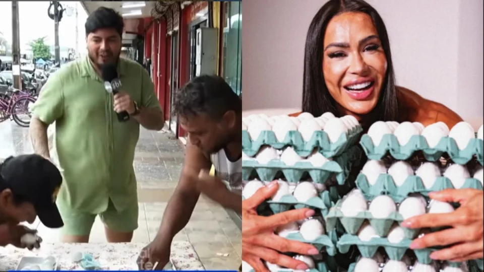 VÍDEO: Desafio do ovo de Gracyanne Barbosa agita as ruas de Porto Velho