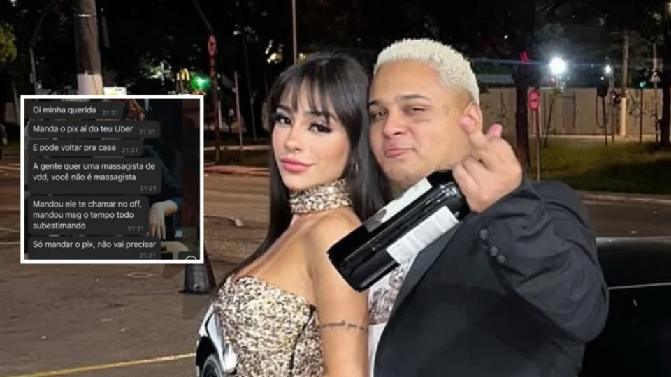 Esposa de MC Ryan acusa massagista amazonense de ‘segundas intenções’ em mensagens com funkeiro; veja prints