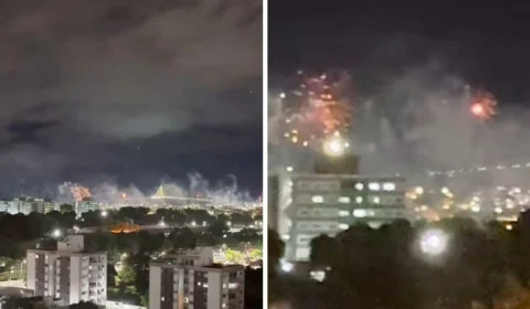 VÍDEOS: população registra foguetório em bairros de Manaus