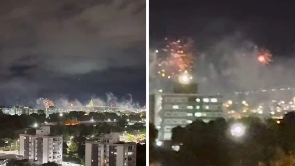 VÍDEOS: população registra foguetório em bairros de Manaus