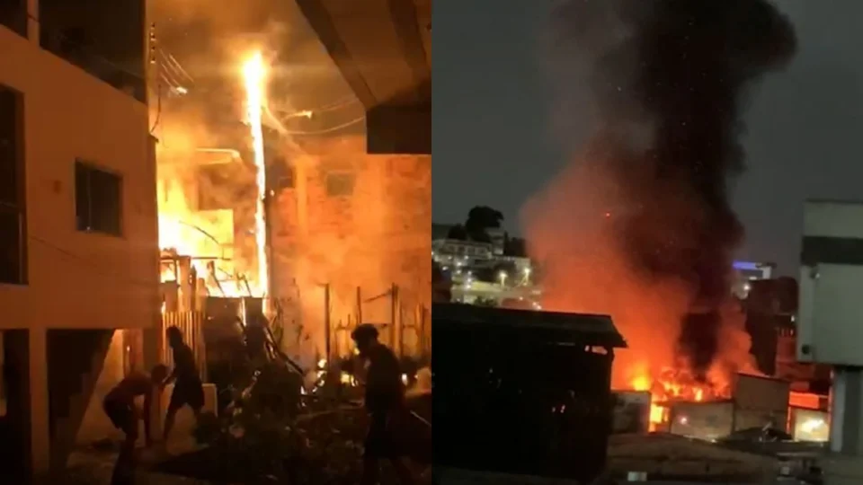 ‘Só ouvimos gritos’: moradora escapa de incêndio que matou mãe e filho em Manaus