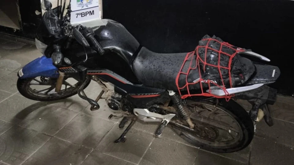 Polícia prende dois homens por tráfico de drogas e apreende motocicleta adulterada em Guaraí