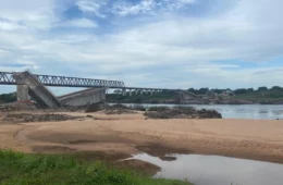 Veja momento exato da implosão da Ponte JK entre Aguiarnópolis (TO) e Estreito (MA); vídeo