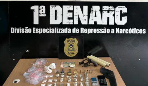 Homem com porções de maconha e cocaína é preso em flagrante por tráfico de drogas em Palmas
