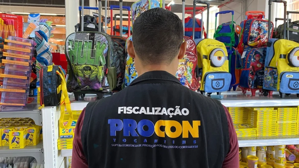Procon/TO realiza Operação Volta às Aulas: Mais de 6 mil produtos são apreendidos