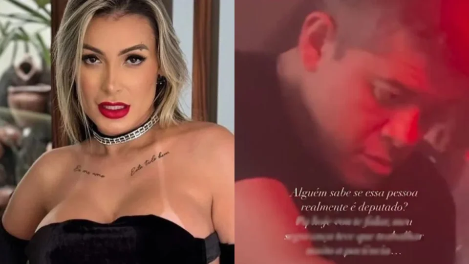 Andressa Urach expõe deputado após situação em festa: ‘Mamãe não tá à venda’; veja vídeo