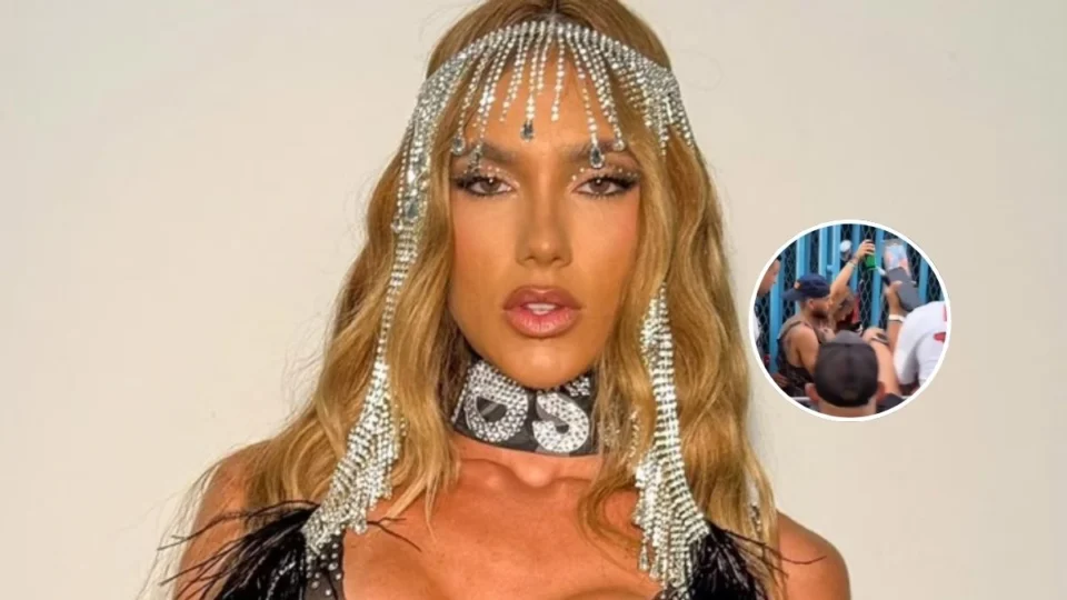 Virginia Fonseca é agredida com lata após desfile na Sapucaí; veja vídeo